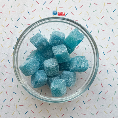 STOCKLEY'S BLUE RASPBERRY CUBES - 100g (BRITISH)