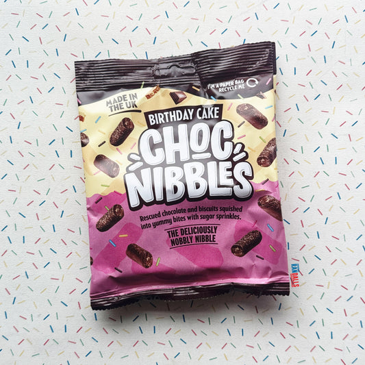 SWEET DREAMS BIRTHDAY CAKE CHOC NIBBLES (BRITISH)