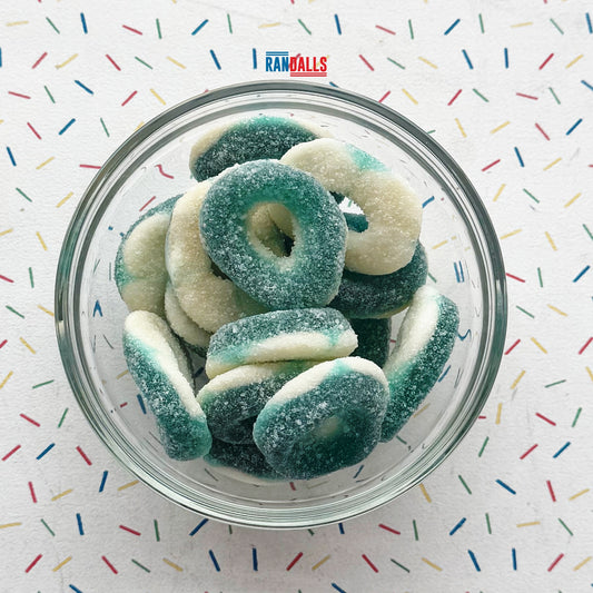 CANDY CRAVE FIZZY BLUE RINGS - 100g