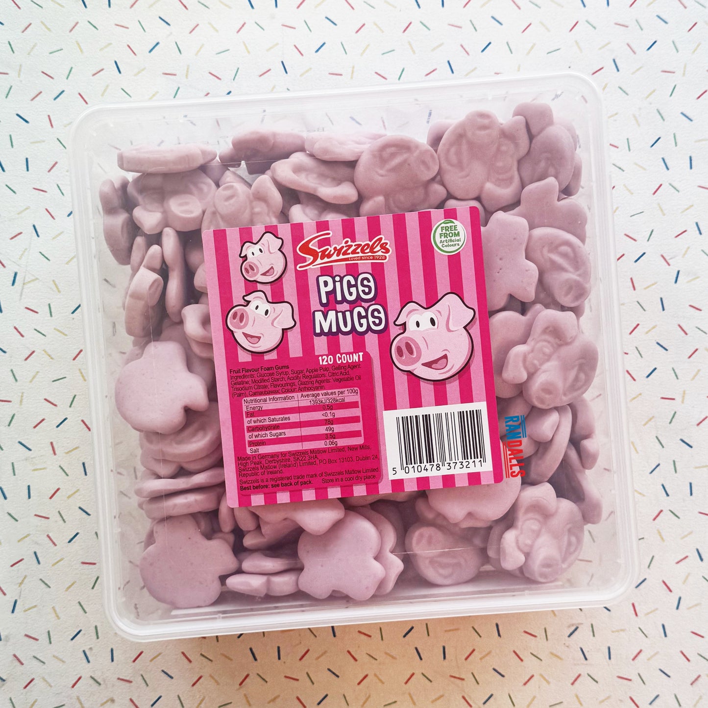 SWIZZELS PIGS MUGS TUB (BRITISH)