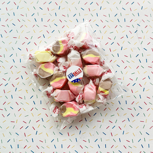 TAFFY TOWN SALT WATER TAFFY BANANA SPLIT 100G (USA)