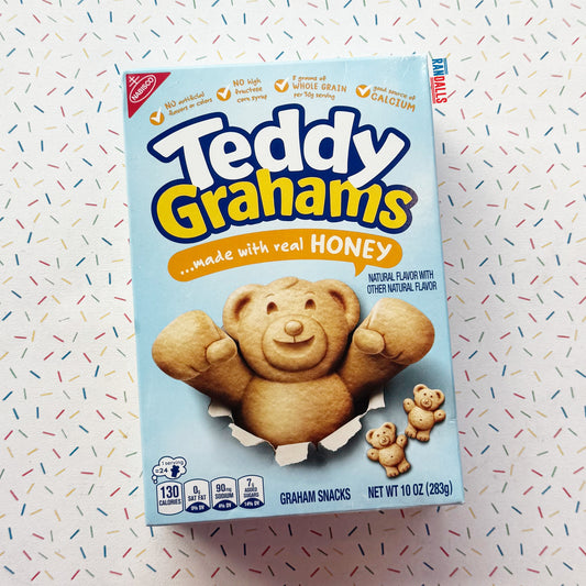 teddy grahams honey, biscuits, cookies, graham crackers, nabisco, sweet, usa, randalls