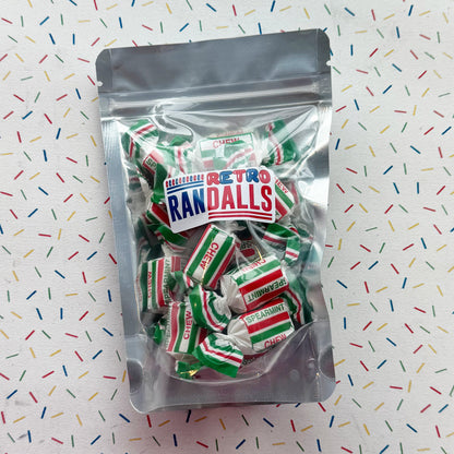 THE REAL CANDY CO SPEARMINT CHEWS - 100g (BRITISH)