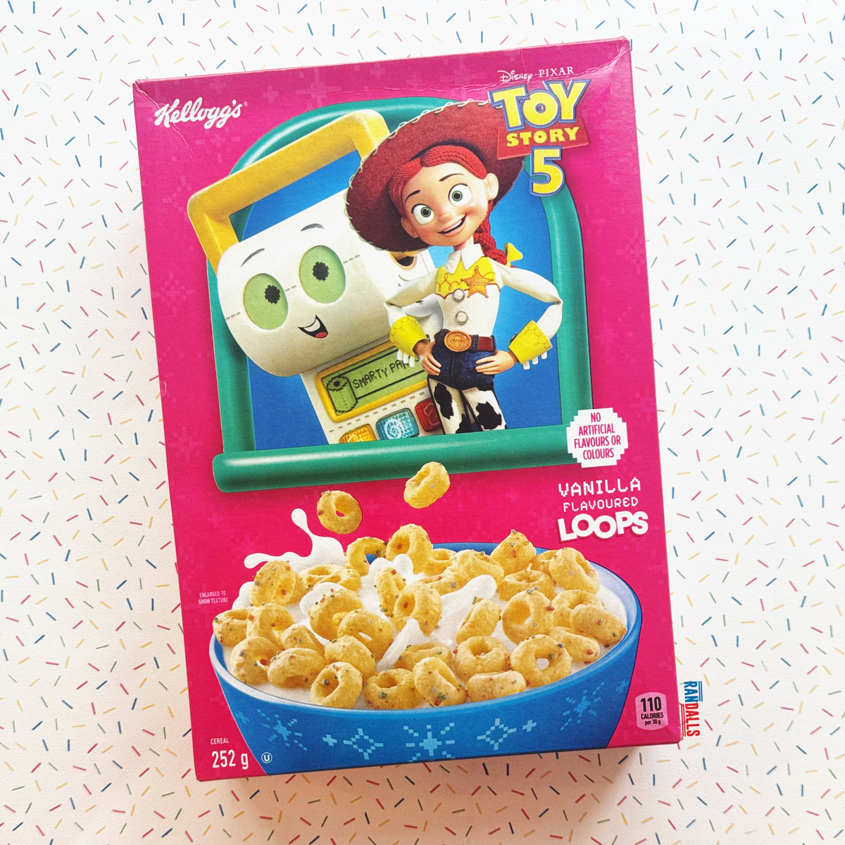 TOY STORY 5 CEREAL - JESSIE & MR. SMARTYPANTS BOX (CANADA)