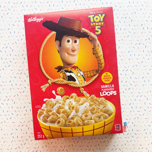 TOY STORY 5 CEREAL - WOODY BOX (CANADA)