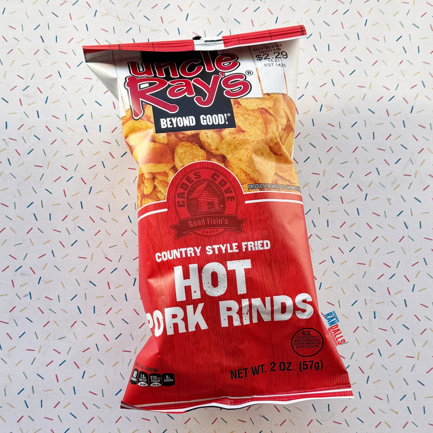 UNCLE RAYS PORK RINDS HOT (USA)