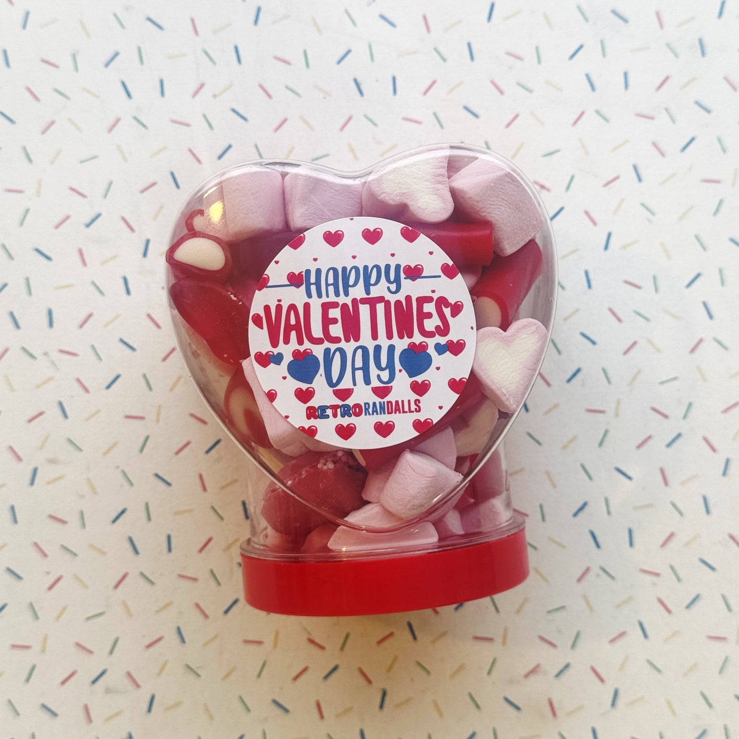 PICK'N'MIX VALENTINE'S JAR - 250g (BRITISH)