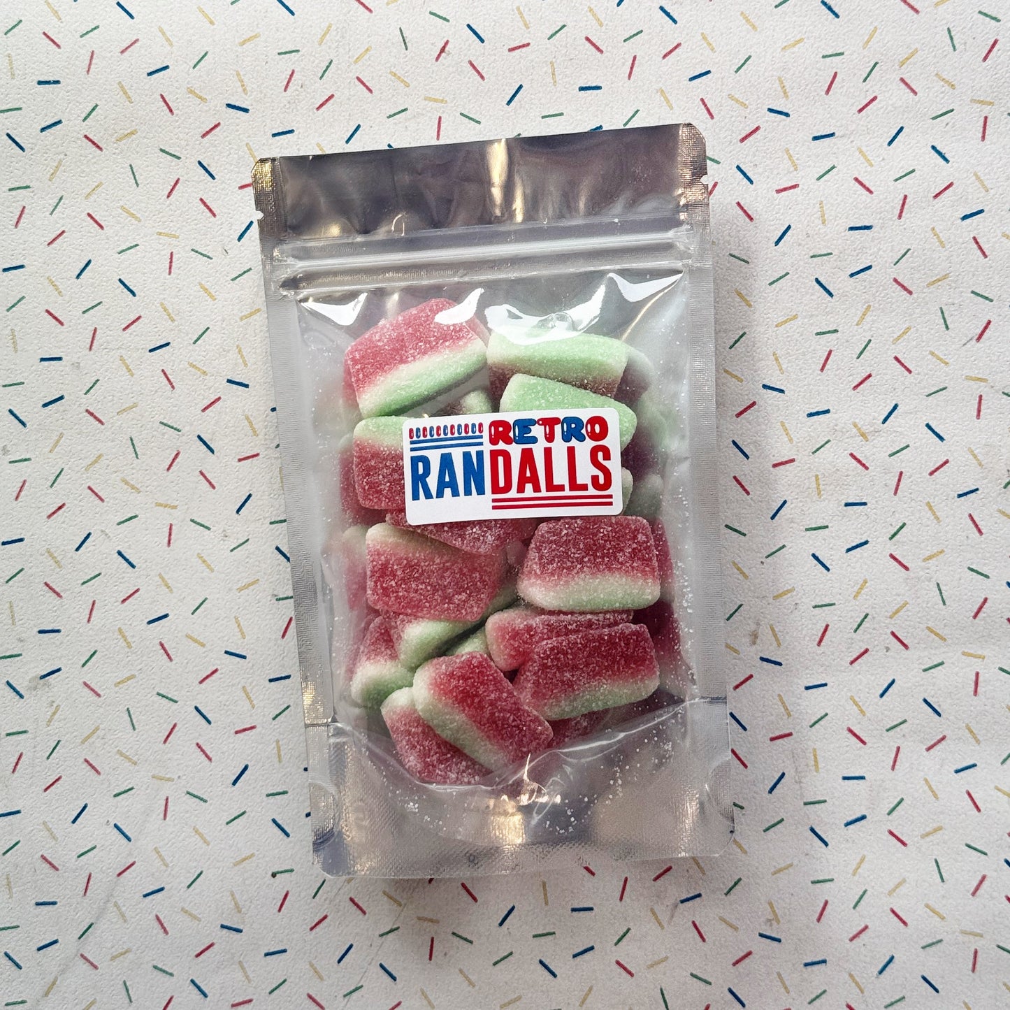 VIDAL FIZZY WATERMELON SLICES - 100g (BRITISH)