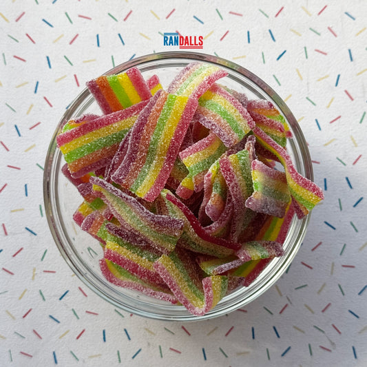 VIDAL MINI RAINBOW BELTS - 100g (BRITISH)