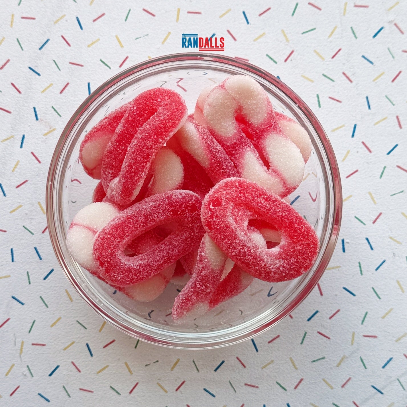 VIDAL STRAWBERRY & CREAM RINGS - 100g (BRITISH)