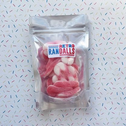 VIDAL STRAWBERRY & CREAM RINGS - 100g (BRITISH)