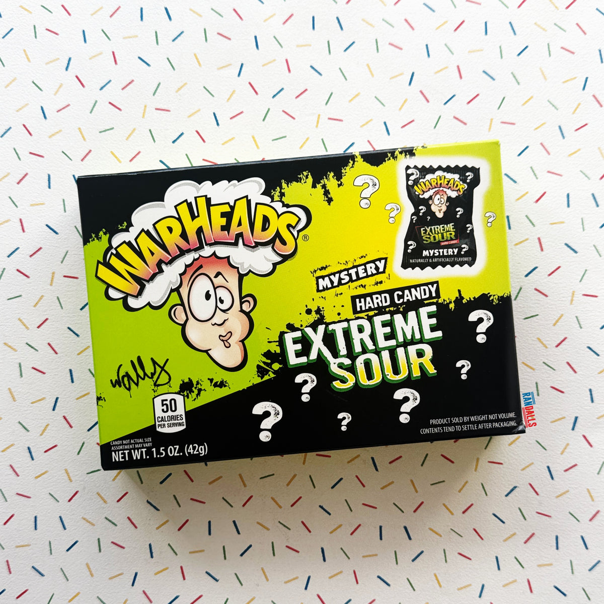 WARHEADS MYSTERY EXTREME SOUR HARD CANDY BOX (USA)