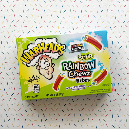 WARHEADS RAINBOW CHEWZ BITES BOX (USA)