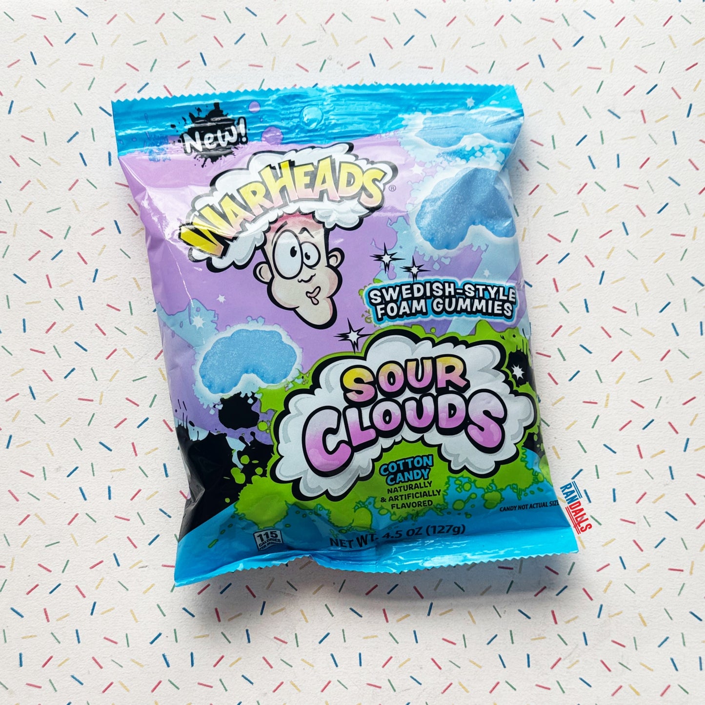 WARHEADS SOUR CLOUDS COTTON CANDY (USA)