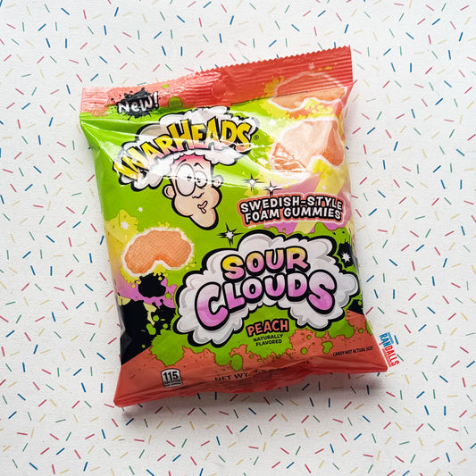 WARHEADS SOUR CLOUDS PEACH (USA)