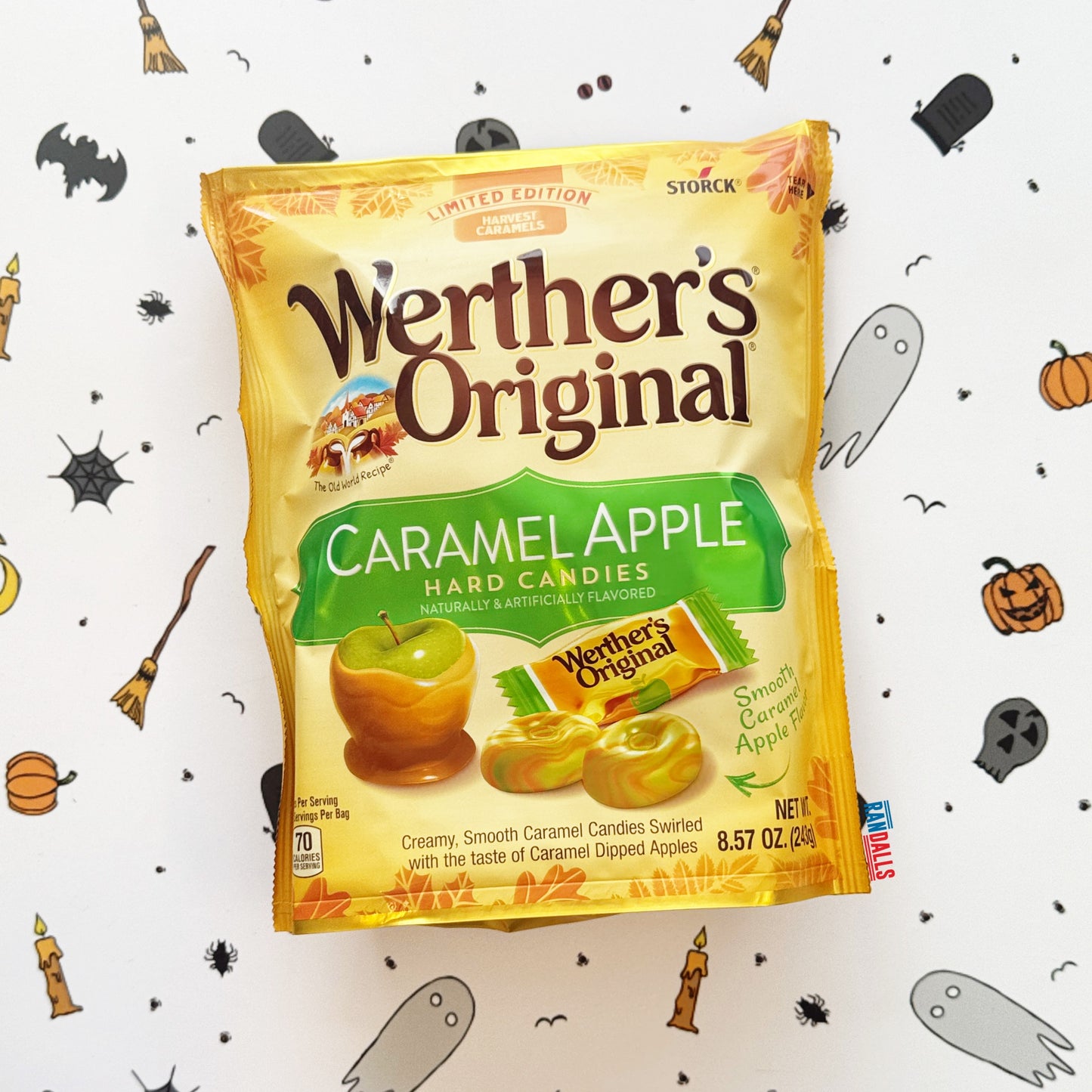 WERTHERS HARD CANDIES CARAMEL APPLE (USA)