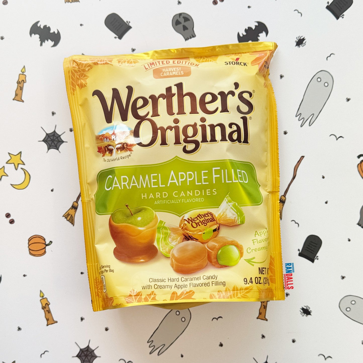 WERTHERS HARD CANDIES CARAMEL APPLE FILLED (USA)