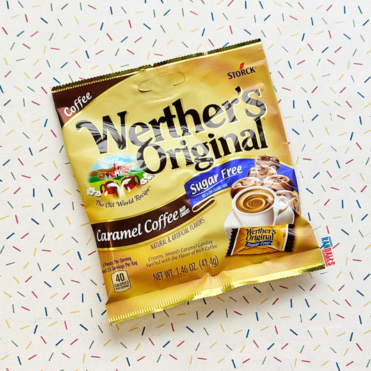 storck, werther's original caramel caramel coffee sugar free, sugar free werther's, american werther's, coffee sweets, usa, randalls,