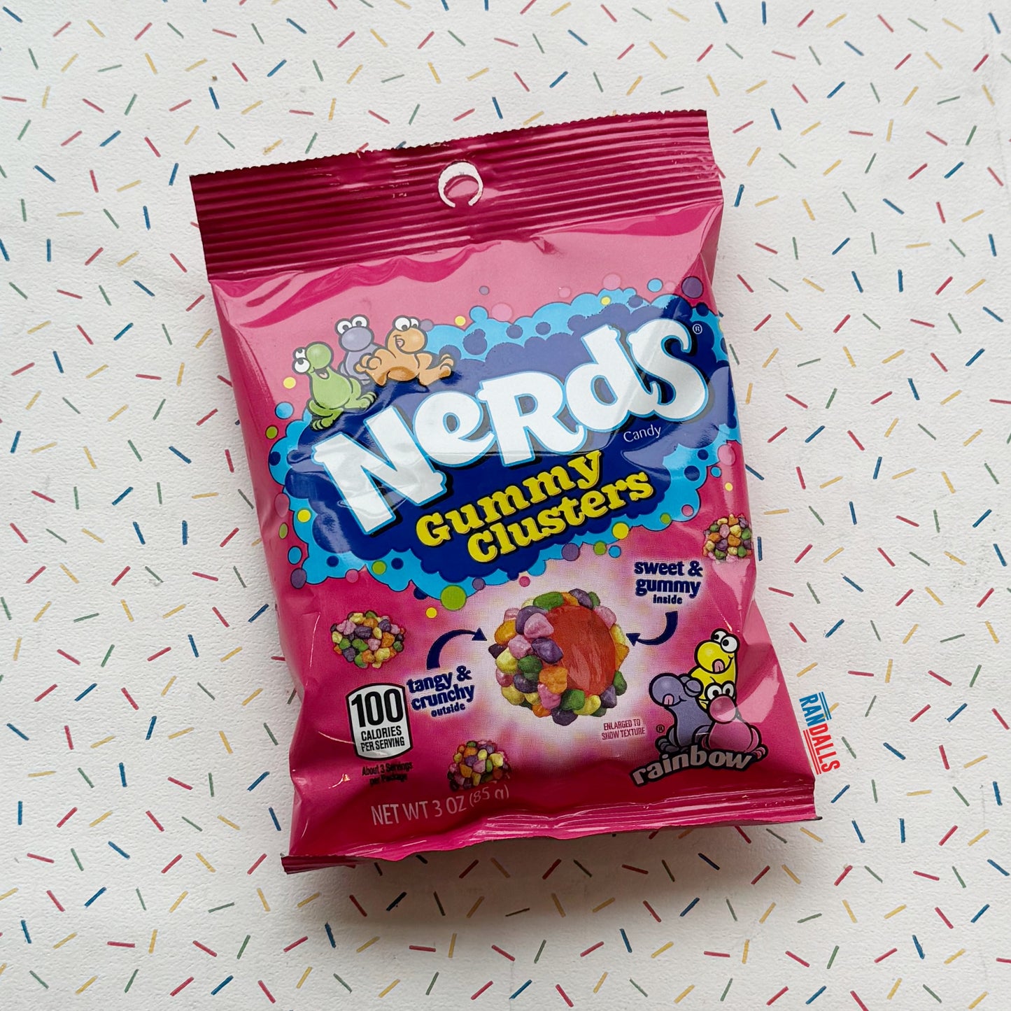 nerds, nerds candy, nerds gummy clusters, gummy clusters, rainbow candy, rainbow, gummy sweets, usa, randalls, randallsuk