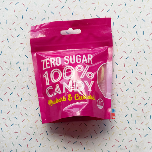 ZERO SUGAR 100% CANDY RHUBARB & CUSTARD (BRITISH)