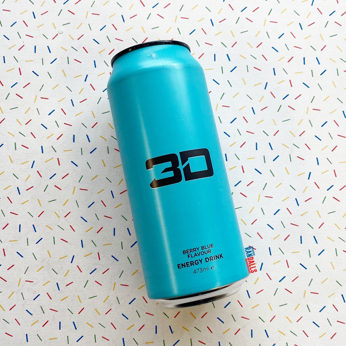 3d energy berry blue, energy drink, caffeine