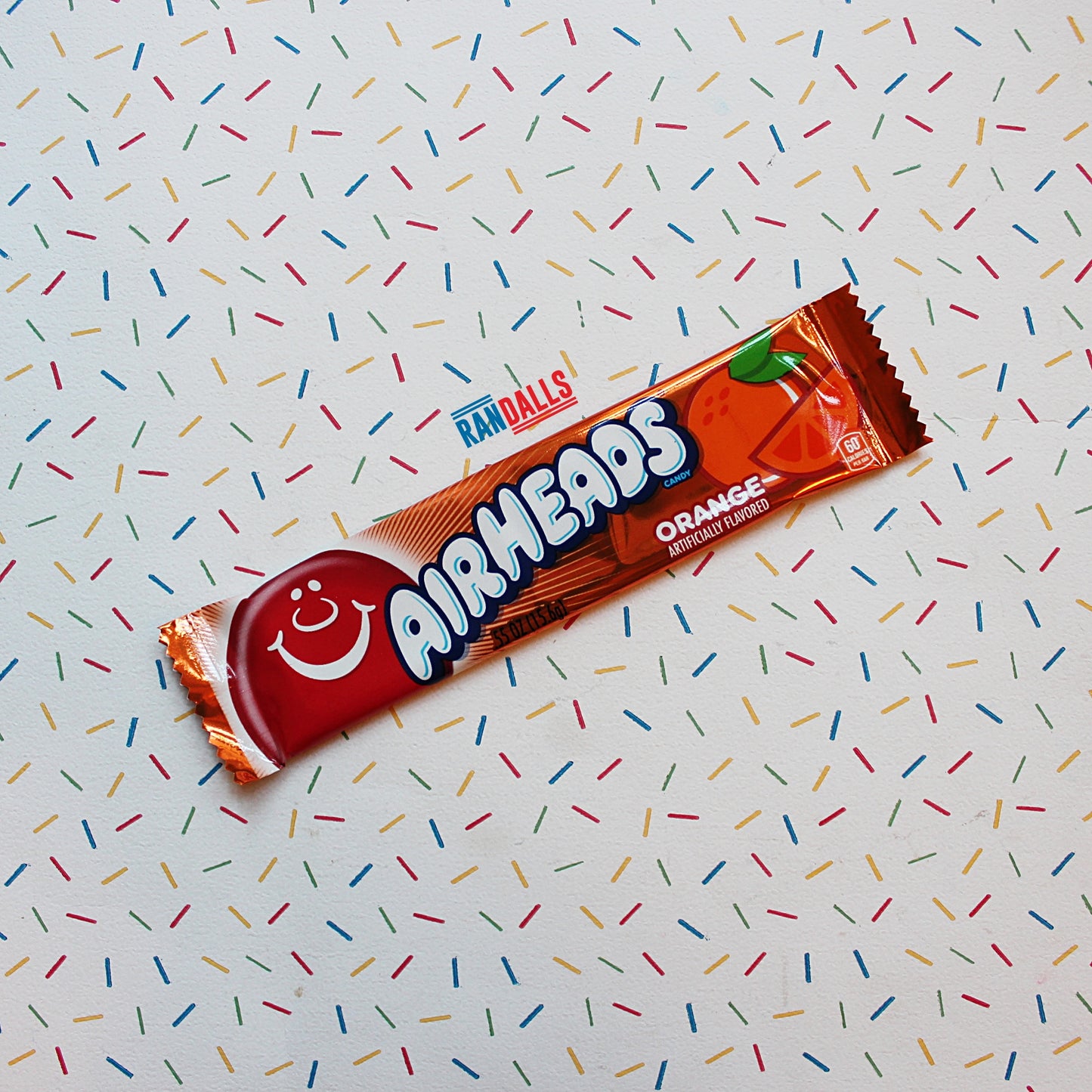 airheads orange, candy, sweet, chewbar, chewy, fruit flavoured, randalls, usa