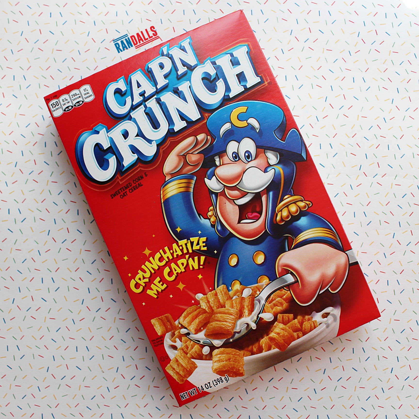 cap'n crunch cereal, breakfast, usa, randalls