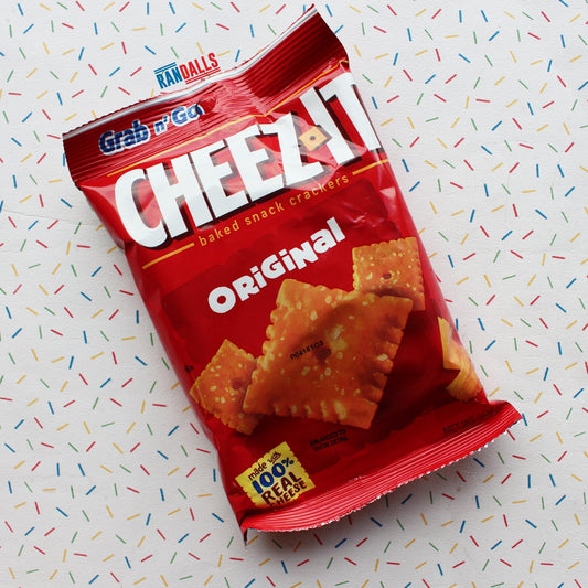 cheez-its original bag, cheese, baked crackers, crisp, usa, randalls, snack