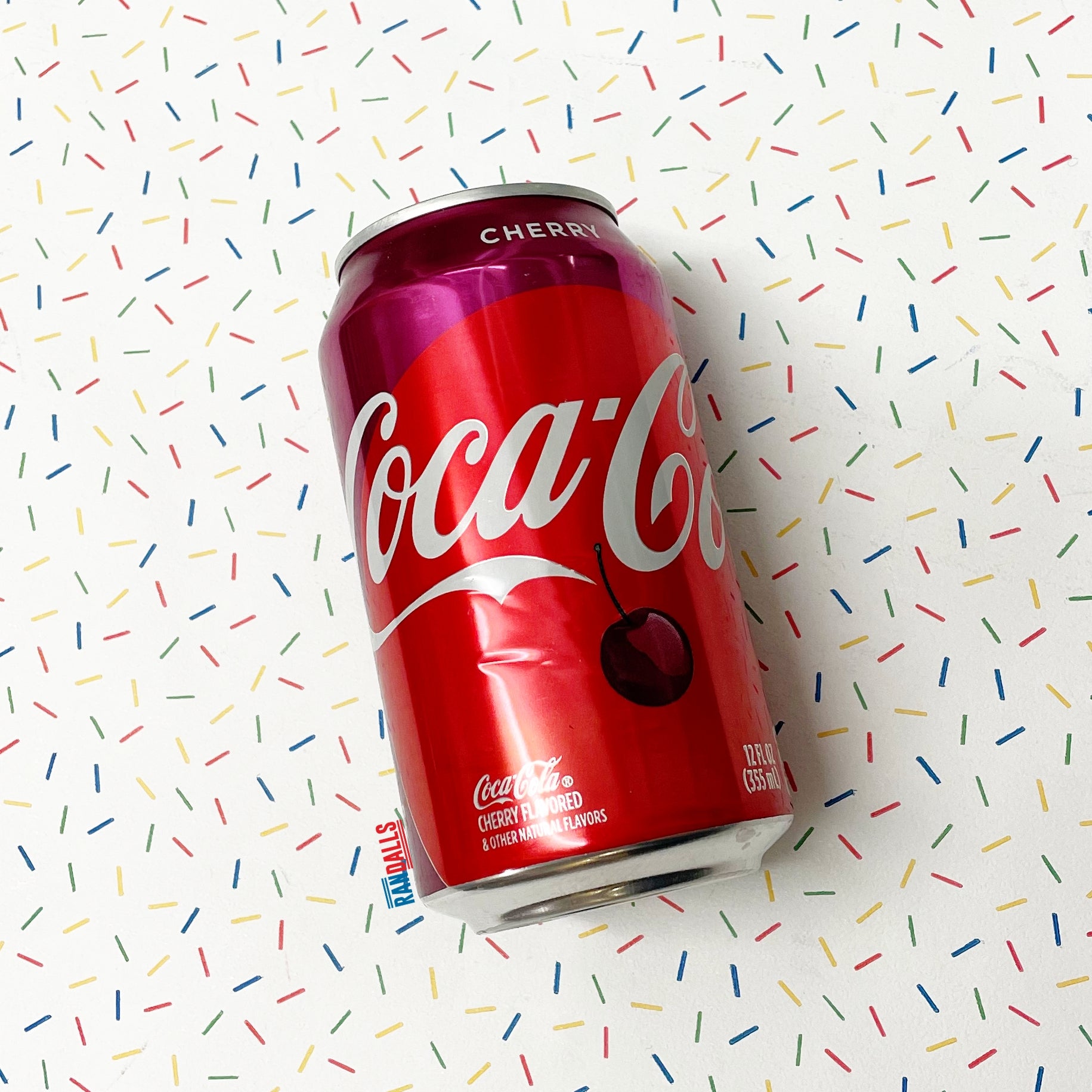 coca cola cherry, soda, pop, fizzy drink, usa, randalls