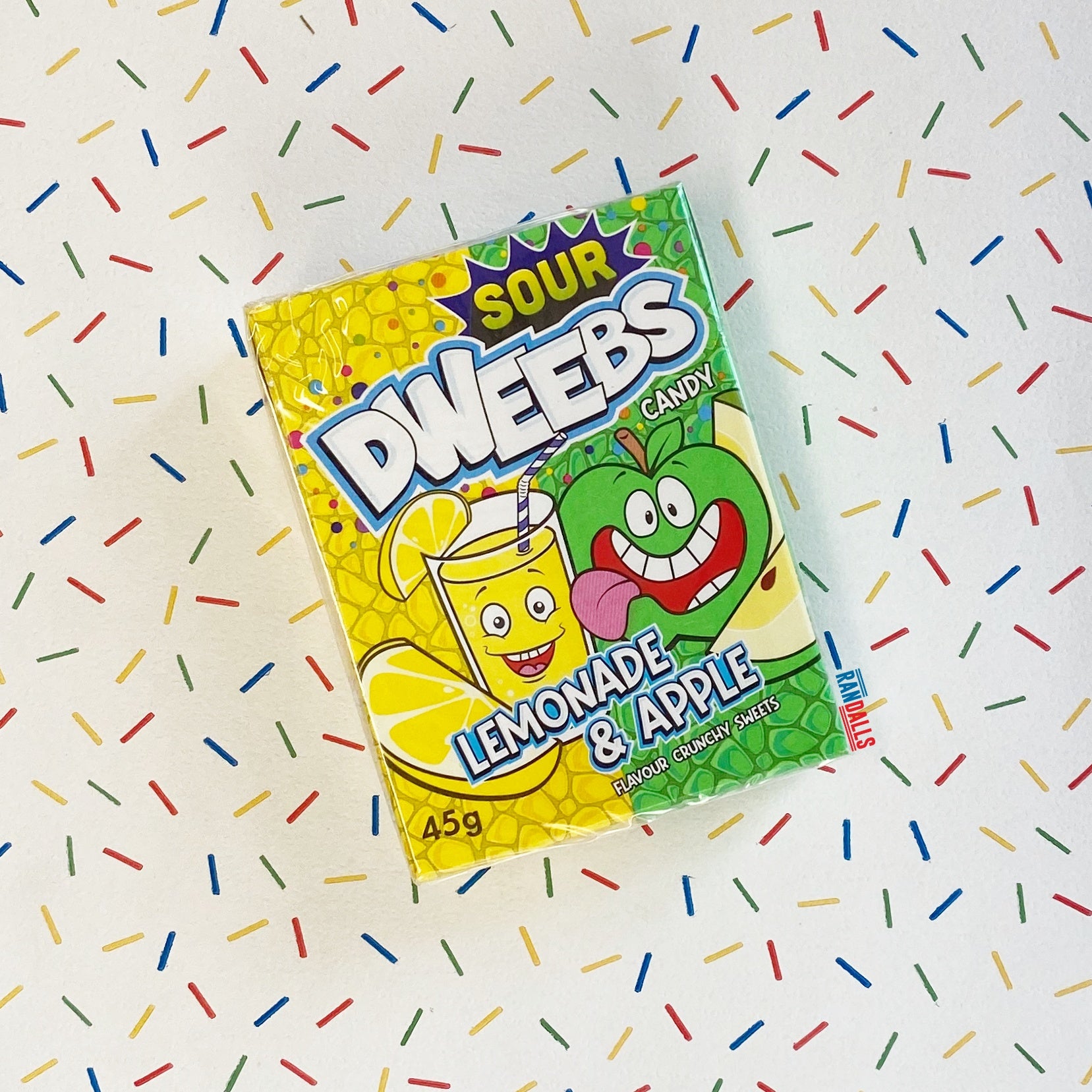 dweebs sour lemonade and apple, sweets, candy, nerds, sour, sugar, nerds, usa, randalls