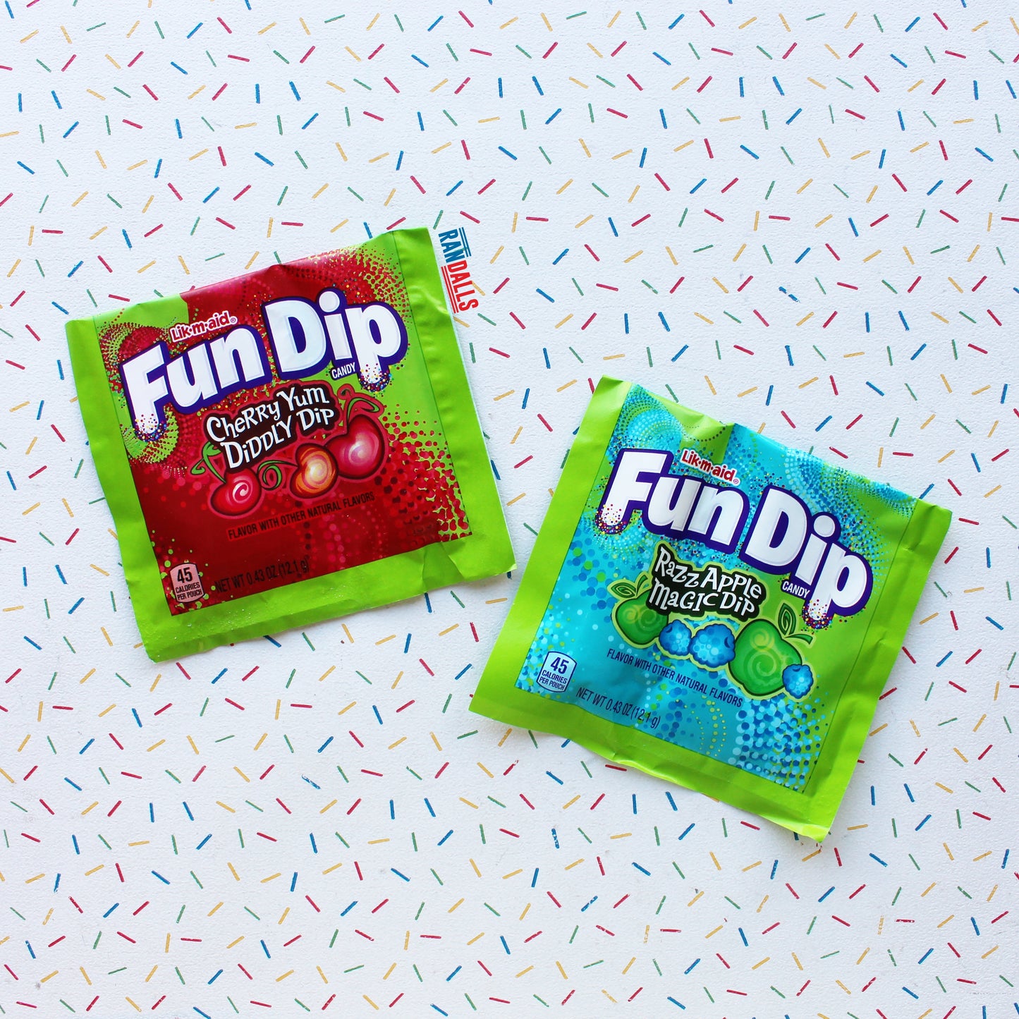 lik-m-aid fundip, fun dip, dib dab, dip dab, wonka, cherry yum diddly dip, razz apple magic dip, randlls,