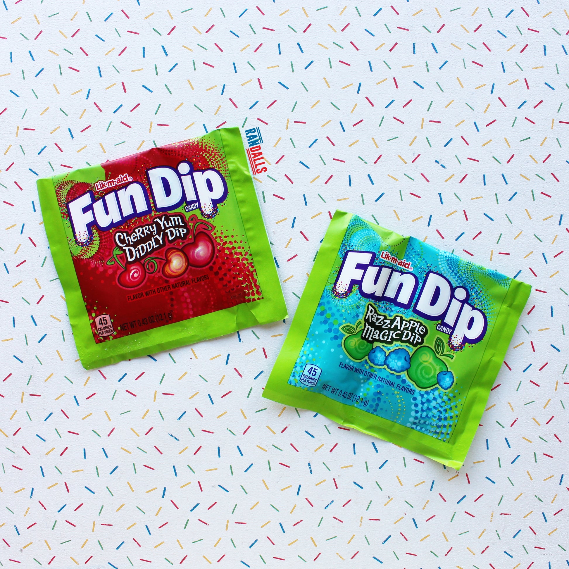 lik-m-aid fundip, fun dip, dib dab, dip dab, wonka, cherry yum diddly dip, razz apple magic dip, randlls,