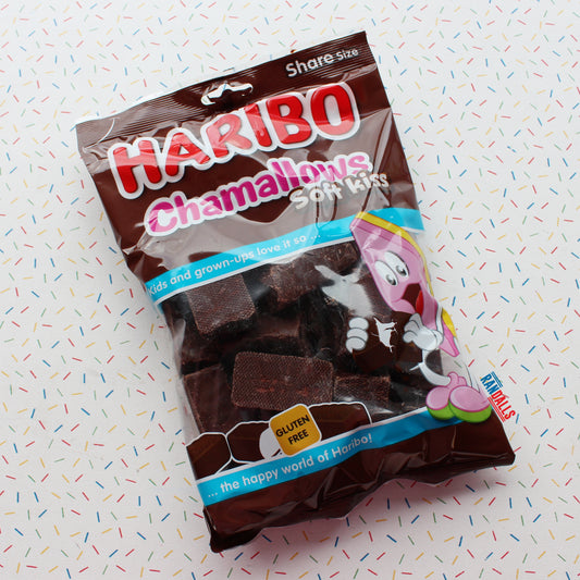 haribo chamallows soft kiss, chocolate covered marshmallows, candy, chewy, gummy, sweets, marshmallows, german, germany, randalls