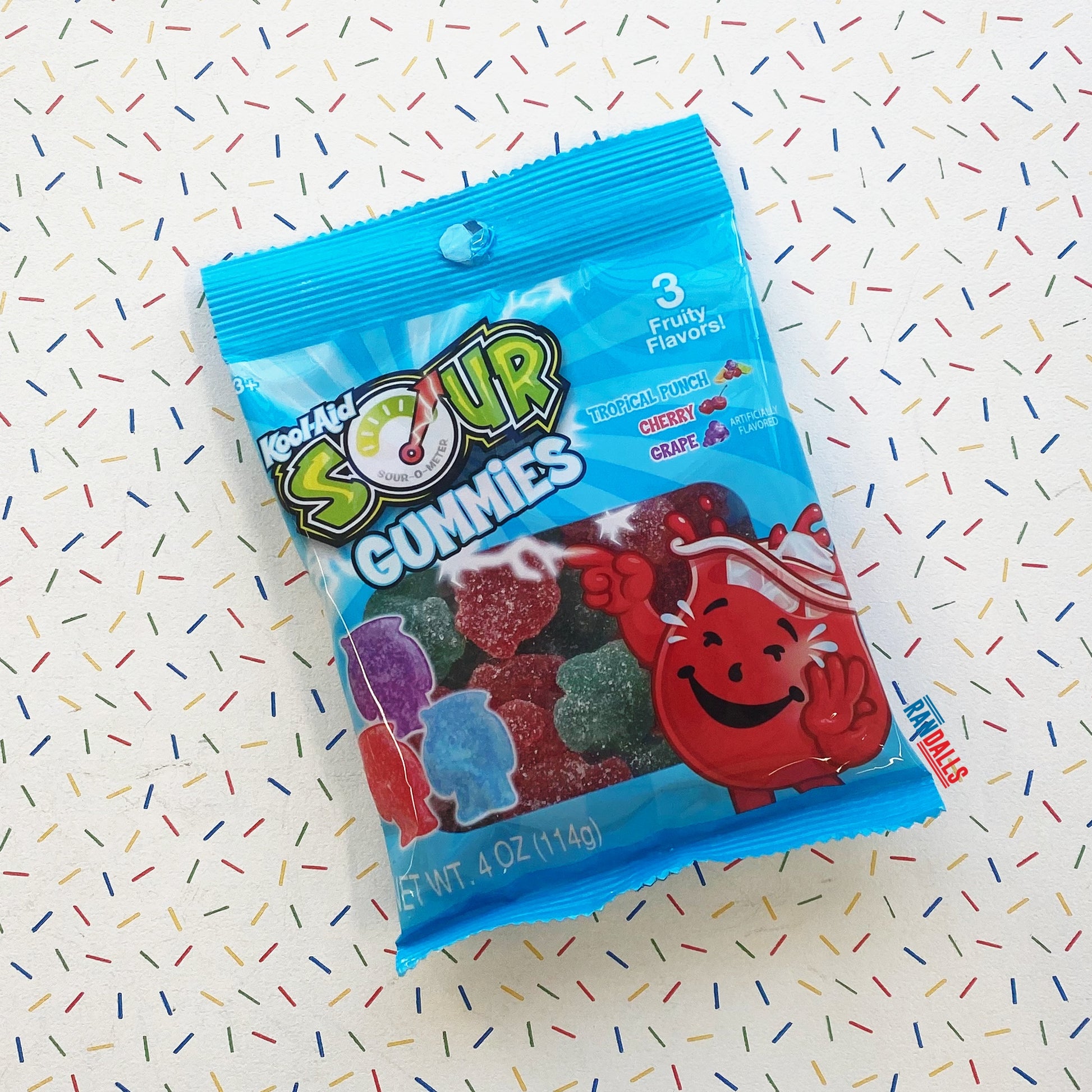kool-aid gummies sour peg bag, chewy, gummy, sweets, candy, sour, fizzy, randalls