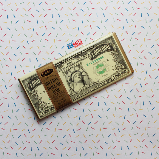 million dollar bar, chocolate, usa, money, candy, sweet, randalls