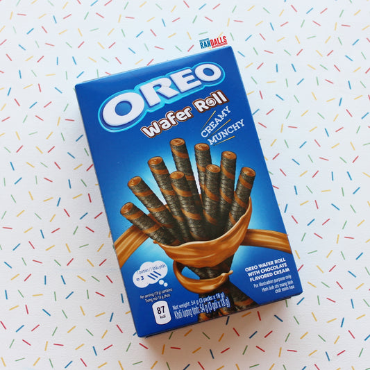oreo wafer rolls chocolate, sticks, biscuit, wafer, indonesia, randalls