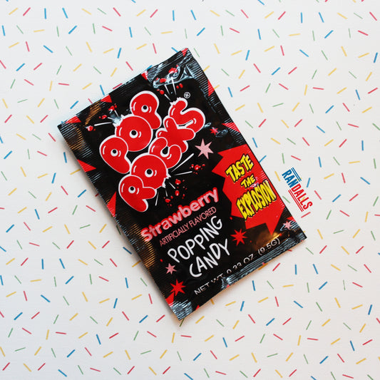 pop rocks strawberry, popping candy, sweets, crackling, randalls