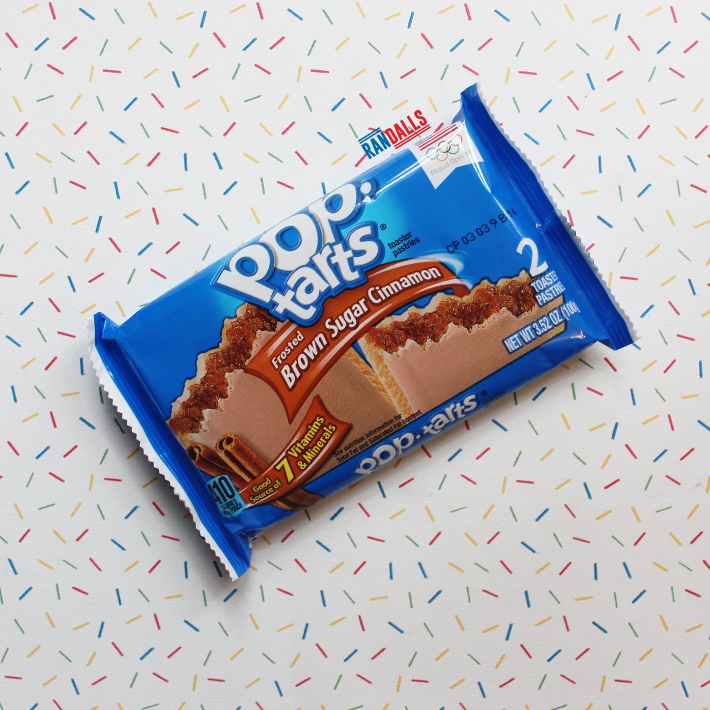 pop tarts brown sugar cinnamon, 2 pack, toaster pastries, filling, usa, randalls