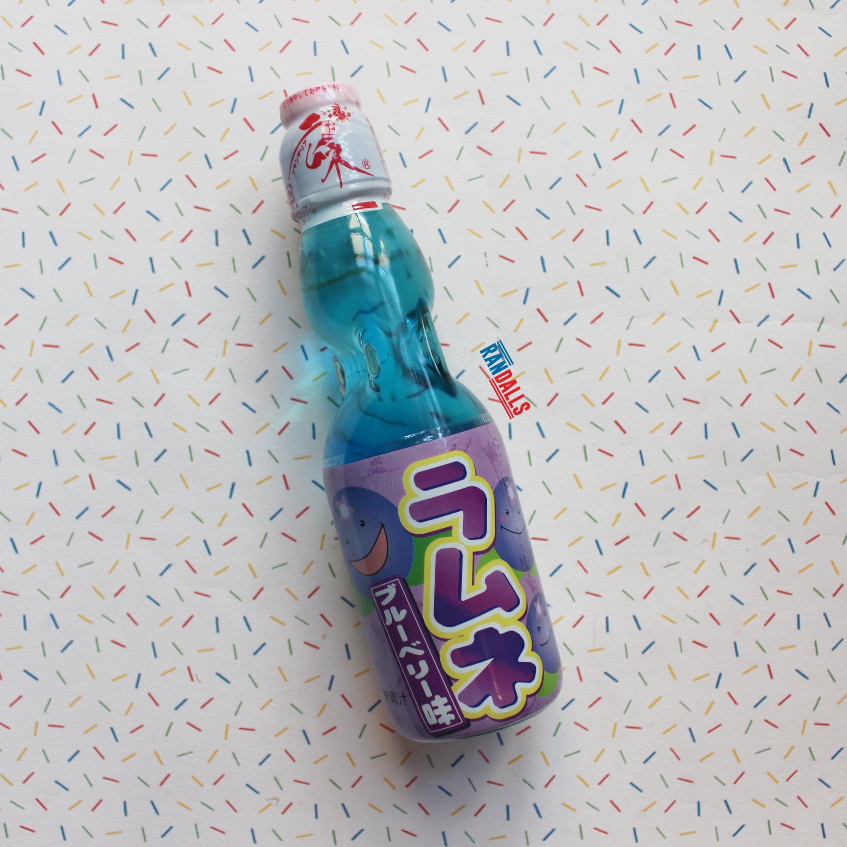ramune marble soda blueberry, japan, japanese, pop, drink, blue, glass bottle, randalls