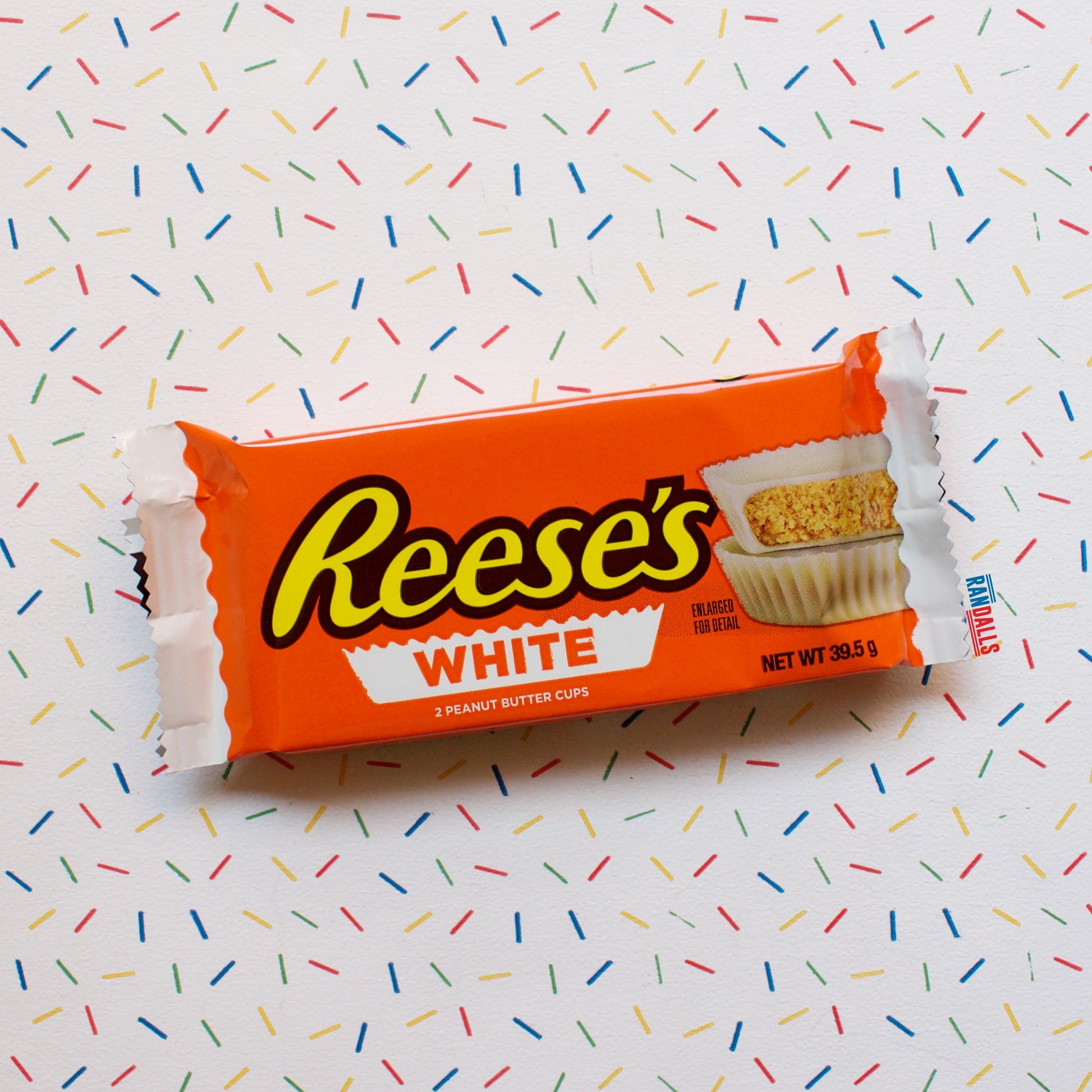 reese's white chocolate cups, chocolate, peanut butter, usa, randalls