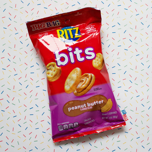 ritz bits peanut butter sandwiches, crackers, biscuits, snacks, baked, crackers, peanuts, usa, randalls