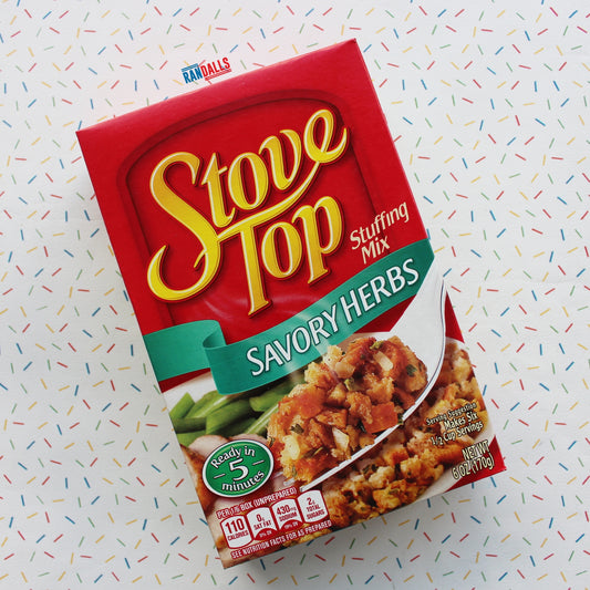 stove top stuffing savoury herbs, stuffing mix, thanksgiving, dinner, baking mix, usa, randalls