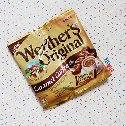 werther's original caramel coffee, hard boiled sweets, candy, toffees, latte, 