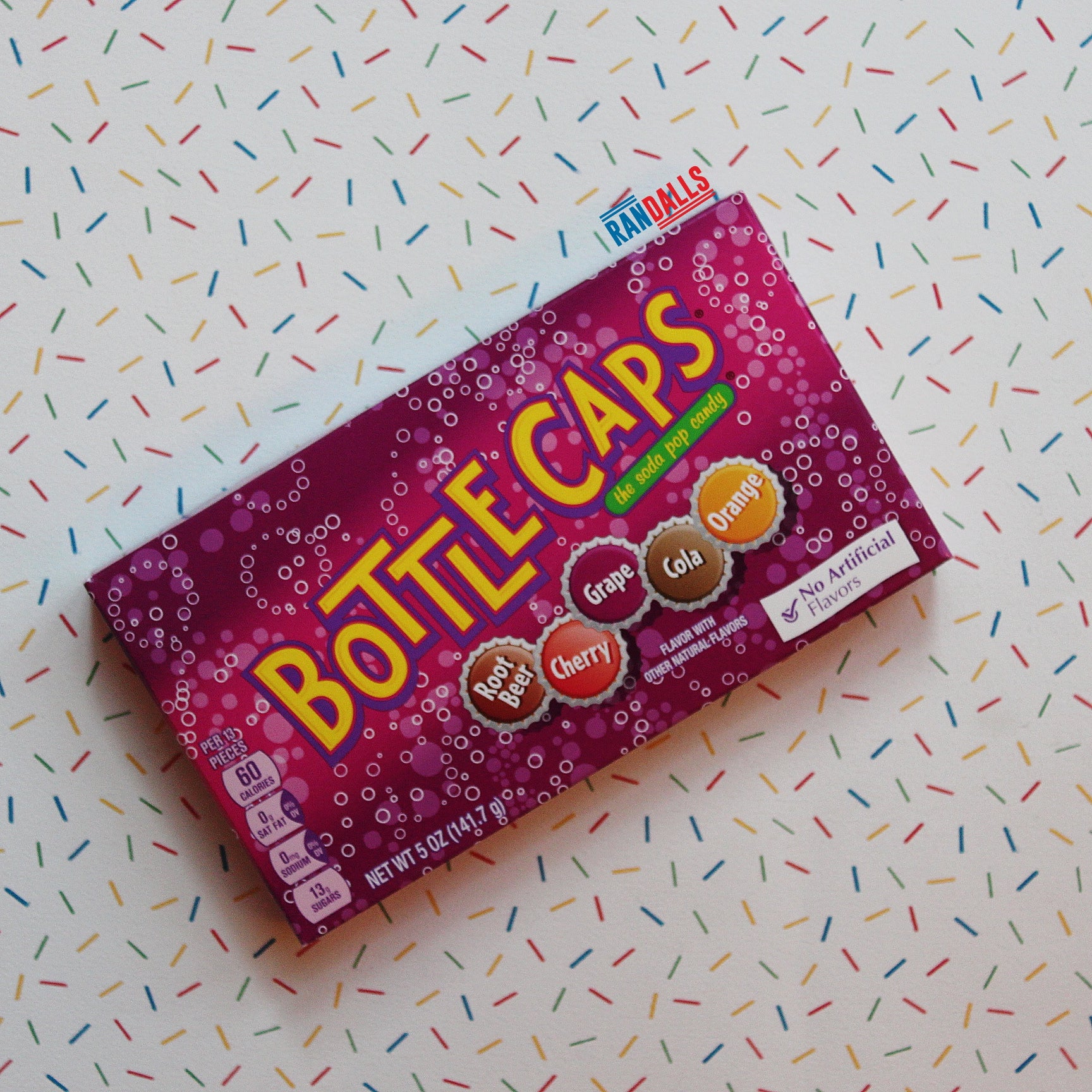 wonka nerds, wonka bottle caps, bottlecap, bottlecap candy, american candy, root beer, cherry, grape, cola, orange, willy wonka, american, randalls,