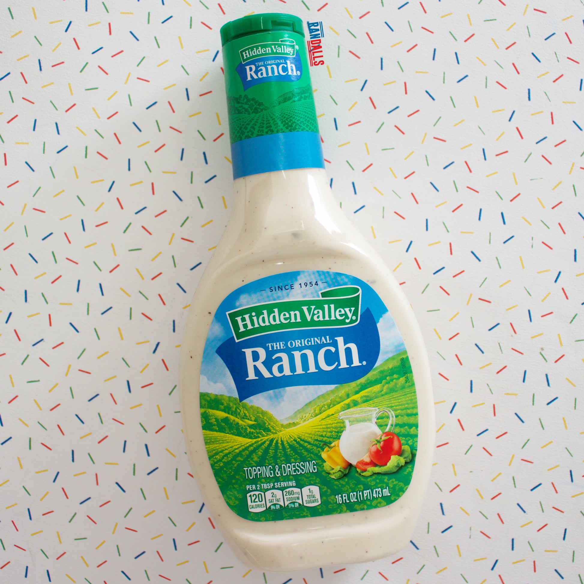 hidden valley ranch dressing, salad, sauce, dip, usa, randalls, LARGE